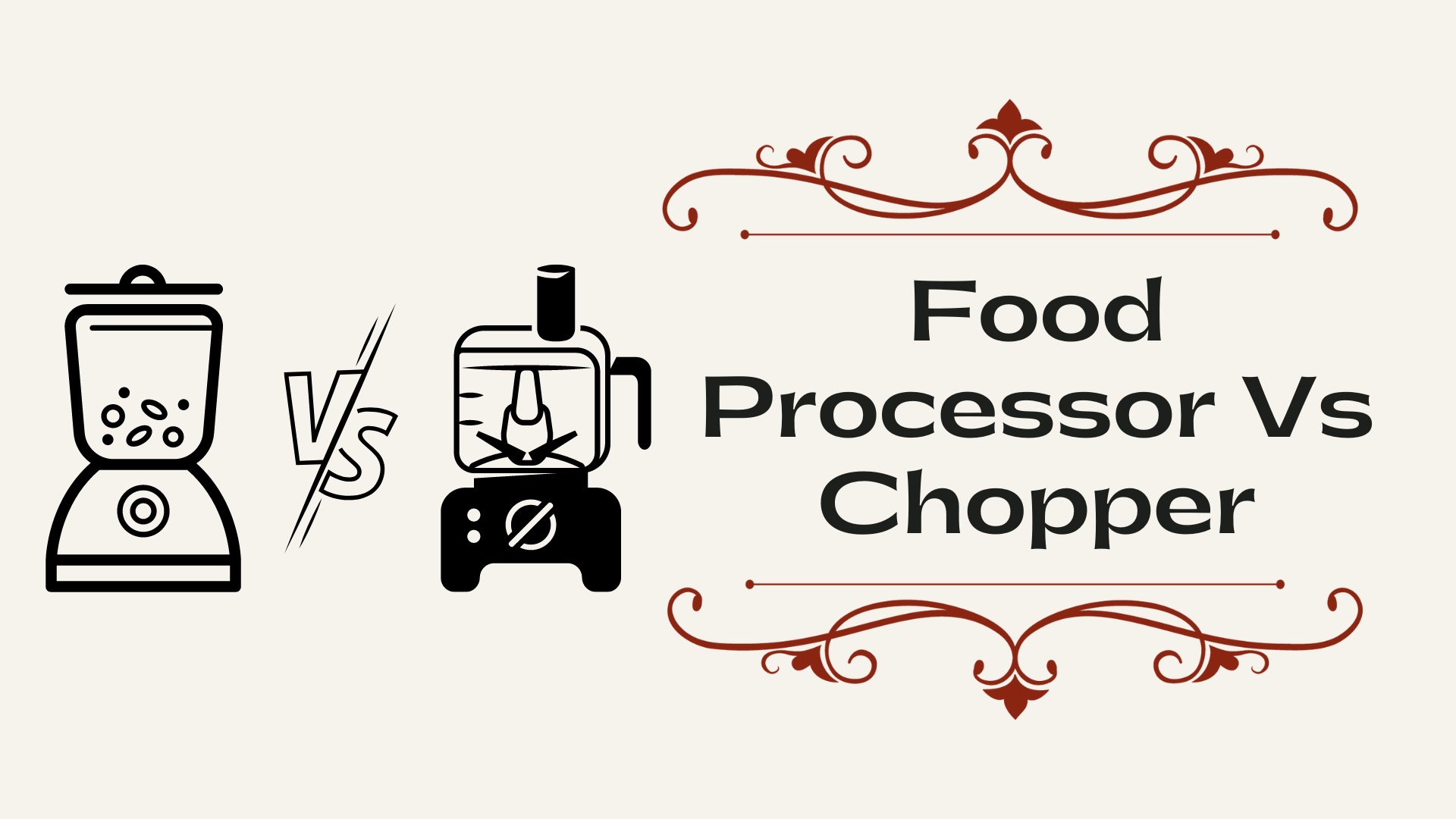 Difference Between Food Processor and Chopper