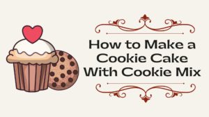 How to Make a Cookie Cake With Cookie Mix